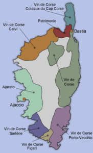 vins de corse carte