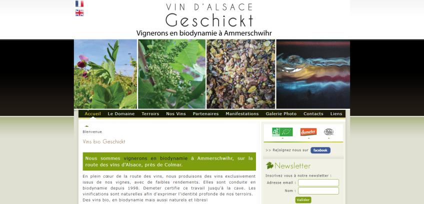 domaine geschickt