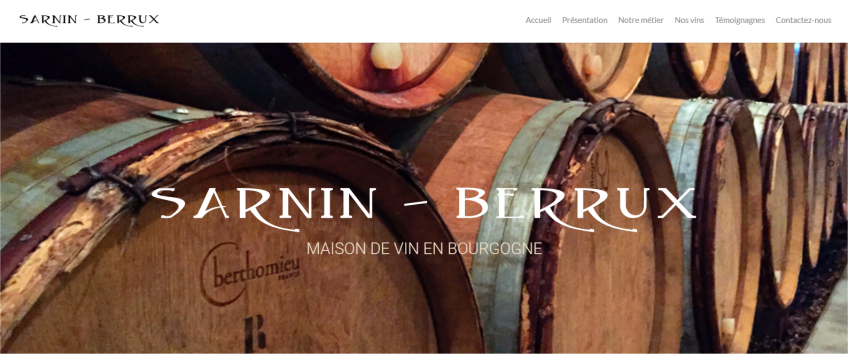 domaine sarnin berrux