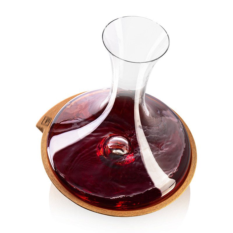 Entonnoir à vin astucieux pour carafe : 2en1, il aère et filtre le vin